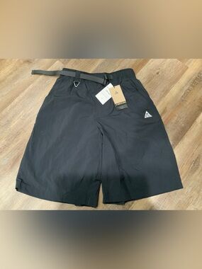 New Nike ACG Orb Weaver UV Repel Oversized Shorts Black HJ2887-010 Men's Sz S